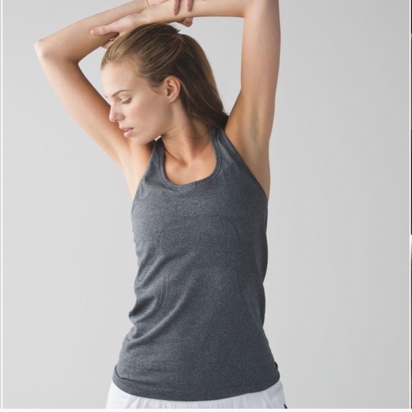 lululemon athletica Tops - Grey Lululemon Heather Grey Swiftly Tech Racerback